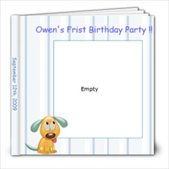Owen s First Birthday - 8x8 Photo Book (20 pages)