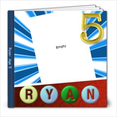 Ryan:5 Years Old - 8x8 Photo Book (20 pages)