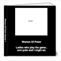 Women Of Poker - 8x8 Photo Book (20 pages)