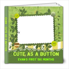 Evan s first six months - 8x8 Photo Book (20 pages)