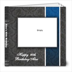 dads 80th - 8x8 Photo Book (20 pages)