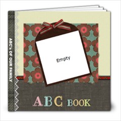 ABC Book Family - 8x8 Photo Book (20 pages)
