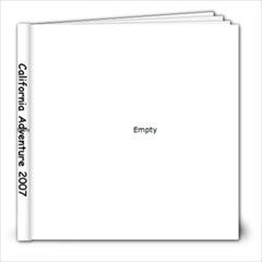 DisneyLand CA Adventure - 8x8 Photo Book (39 pages)