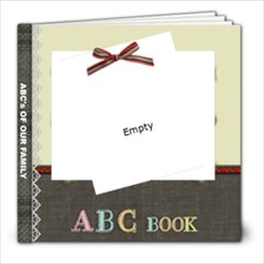 ABC Book Family Grandparents - 8x8 Photo Book (20 pages)