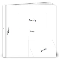 Red Black & White - 12x12 Photo Book (20 pages)