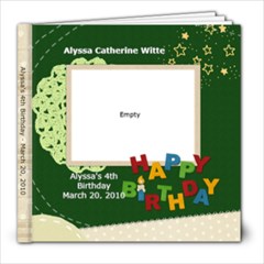 Alyssa s 4th Birthday - 8x8 Photo Book (20 pages)