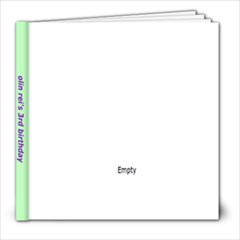 3rd birthday - 8x8 Photo Book (30 pages)