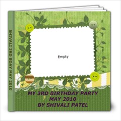 SHIVU 3RD BDAY - 8x8 Photo Book (30 pages)