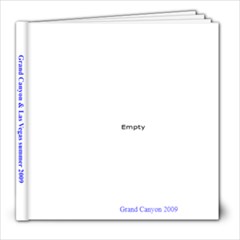 Grand Canyon and Las Vegas 2009 - 8x8 Photo Book (30 pages)