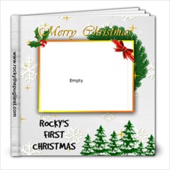 Rocky Gets Ready for his first Christmas  - 8x8 Photo Book (20 pages)