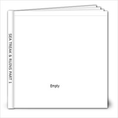SEA TREAK & RUINS PART 1 - 8x8 Photo Book (30 pages)
