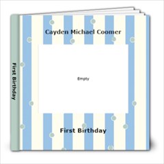 Cayden s First Bday - 8x8 Photo Book (20 pages)