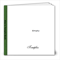 Temple book - 8x8 Photo Book (20 pages)