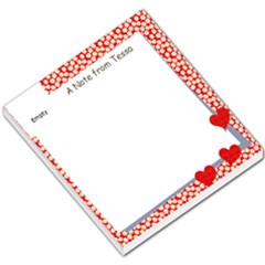 Red Notepad - Small Memo Pads