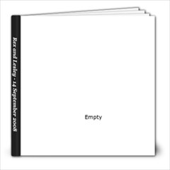 Our Wedding Book - 8x8 Photo Book (30 pages)
