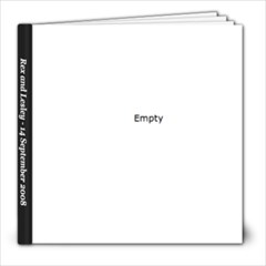 Wedding Reception Book - 8x8 Photo Book (30 pages)
