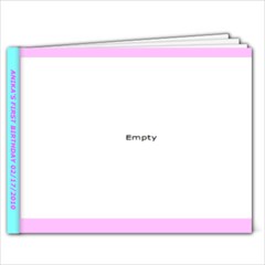 ANIKA S FIRST BIRTHDAY - 9x7 Photo Book (20 pages)