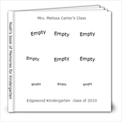 Noah s Kindergarten Year 2010 - 8x8 Photo Book (20 pages)