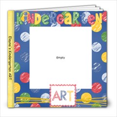 Kindergarten Art Photo Book - 8x8 Photo Book (30 pages)