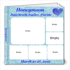 Hannah and Brandon - Honeymoon Album - 8x8 Photo Book (39 pages)