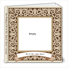 Antonietta & John Wedding Album 1 of 2 - 8x8 Photo Book (20 pages)