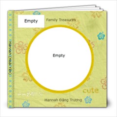 hannah t. - 8x8 Photo Book (39 pages)