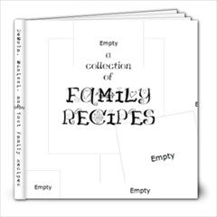Recipe book 2 - 8x8 Photo Book (20 pages)