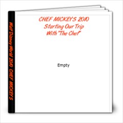 chef mickey - 8x8 Photo Book (20 pages)