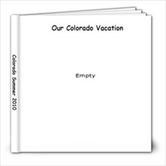 colorado summer 2010 no 2 - 8x8 Photo Book (39 pages)