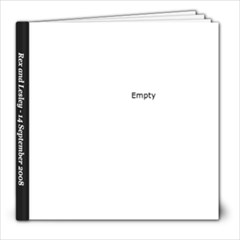 Photobook of the wedding ceremony - 8x8 Photo Book (30 pages)