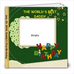 papa s birthday - 8x8 Photo Book (39 pages)
