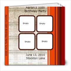 Aaron s 10th birthday - 8x8 Photo Book (20 pages)