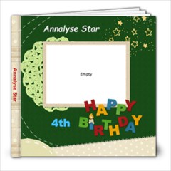 Annalyse 4th Birthday  - 8x8 Photo Book (20 pages)