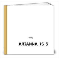 arianna 5th birthday - 8x8 Photo Book (39 pages)