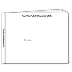 fourth of july weekend 2010 - 9x7 Photo Book (20 pages)