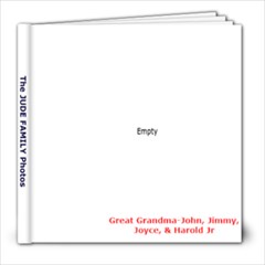 photo album of the Judes, 39 pages - 8x8 Photo Book (39 pages)