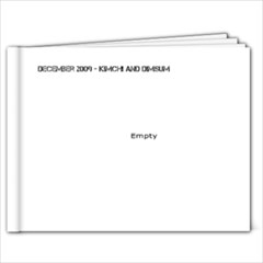 Korea and HK - 9x7 Photo Book (20 pages)