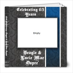 65th anniversary - 8x8 Photo Book (20 pages)
