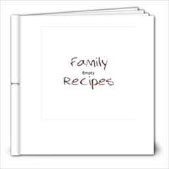 family recipes - 8x8 Photo Book (39 pages)