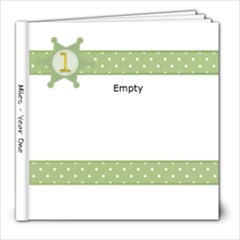 Miles year 1 - 8x8 Photo Book (39 pages)