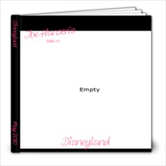 Disneyland - 8x8 Photo Book (60 pages)