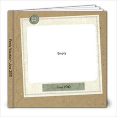 family vacation june 2010 - 8x8 Photo Book (20 pages)