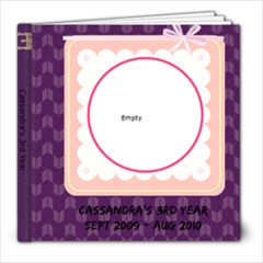 3rd yr - 8x8 Photo Book (20 pages)