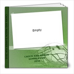 SUMMER2010- BOYS - 8x8 Photo Book (20 pages)