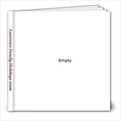 Lawrence Family Holidays 2006 - 8x8 Photo Book (20 pages)