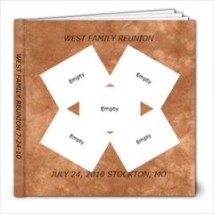 WEST FAMILY REUNION - 8x8 Photo Book (39 pages)