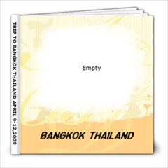 trip to bangkok thailand - 8x8 Photo Book (60 pages)