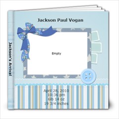 jackson s arrival - 8x8 Photo Book (20 pages)