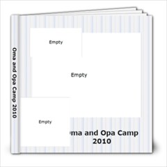 Oma and Opa Camp 2010 - 8x8 Photo Book (39 pages)