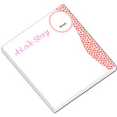 Love Story Dotted Sidebar - Small Memo Pads